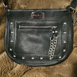 Harley-Davidson Black Crossbody Bag with Studs
